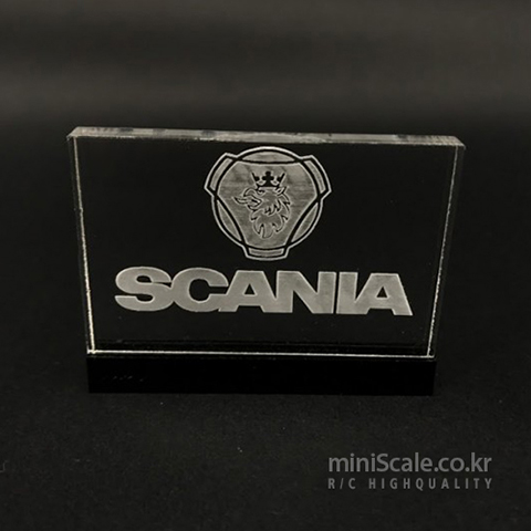 Interior Logo Board V2 for SCANIA / 미니스케일(Miniscale)