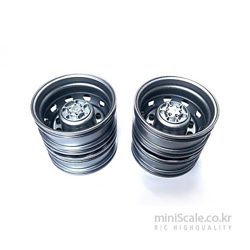 Aluminum Rear Wheels Titanium / 미니스케일(Miniscale)